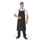2501 - DNC Cotton Drill Full Bib Apron with Pocket