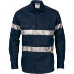 3835 - DNC HiVis Drill Shirt with 3M R/Tape,Long Sleeve