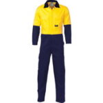 3852 - HiVis Cool-Breeze 2-Tone LightWeight Cotton Coverall