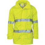 3875 - DNC - HiVis Breathable Anti-Static Jacket with 3M R/Tape