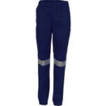 3328 - DNC Ladies Cotton Drill Pants with 3M R/Tape